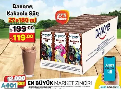 DANONE KAKAOLU SÜT